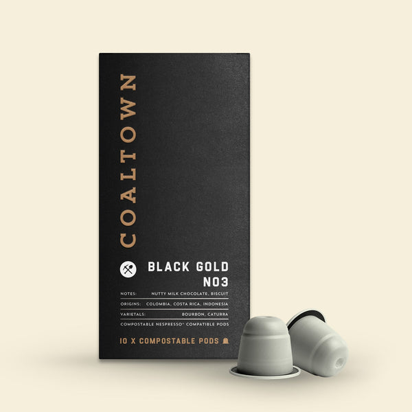 Black Gold No3 Coffee Pods Capsules Nespresso